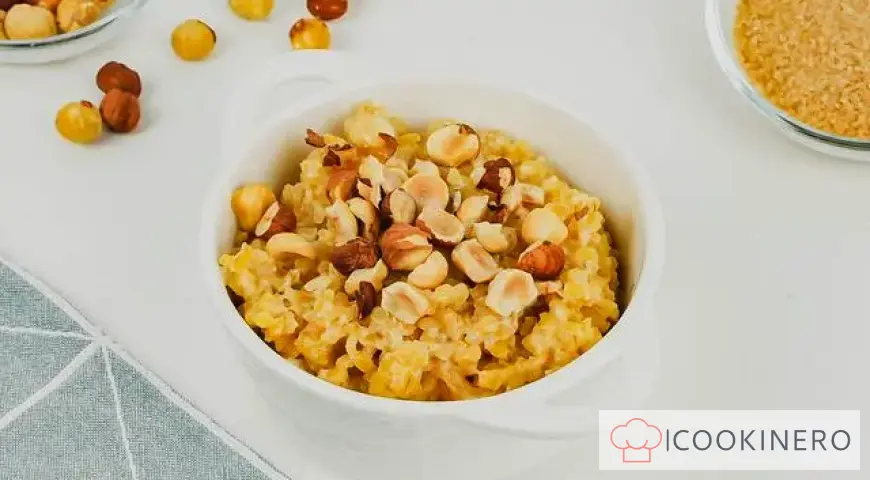 Porridge di bulgur con latte