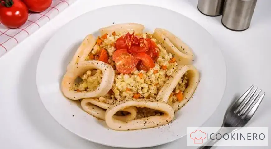Boulgour aux calamars