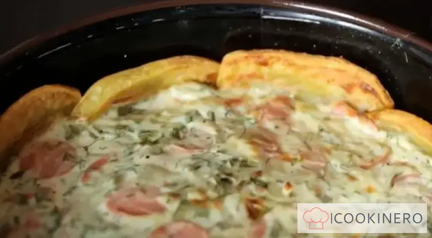 Potato pie with cheese