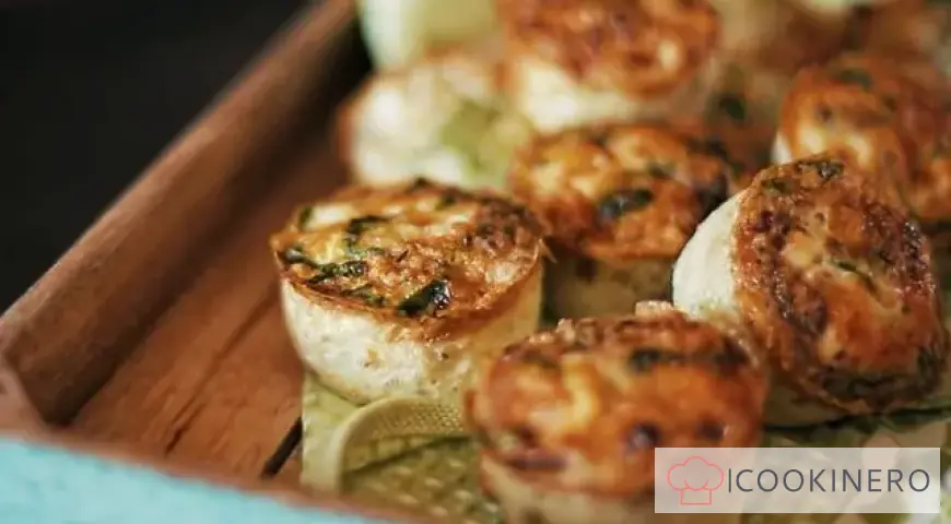 Tortillas de pollo y muffins
