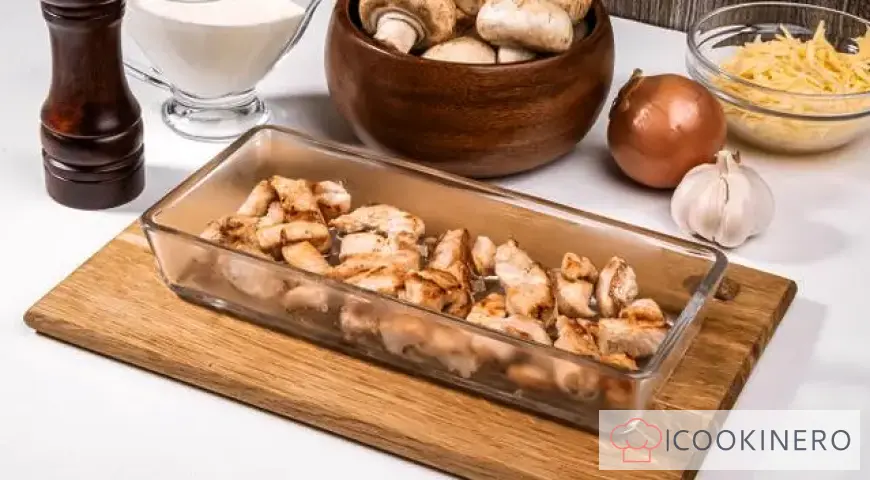 Julienne con pollo e funghi