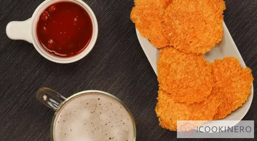 Chips di formaggio al forno