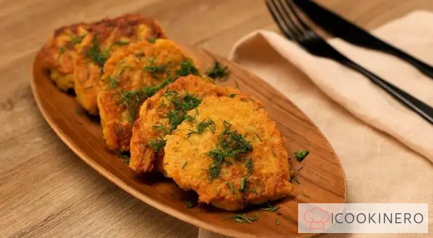 Escalopes de pois chiches aux carottes et à la crème sure
