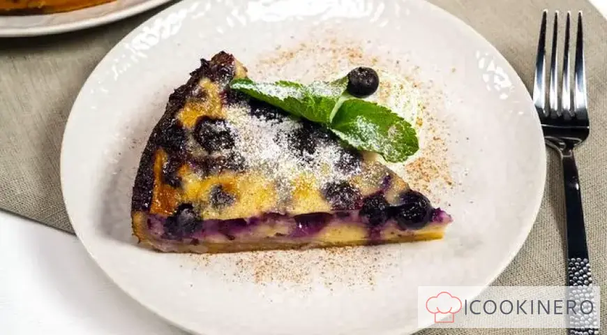 Pastel de arándanos