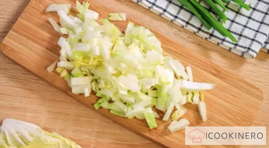 Salad with corn and ham