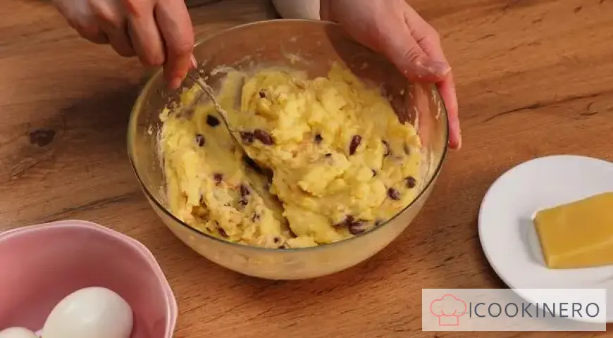 Potato roll in the oven