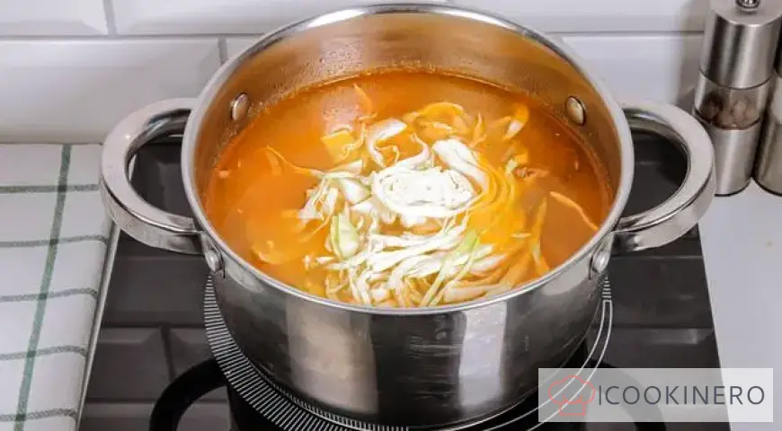 Zuppa di sottaceti con cavolo