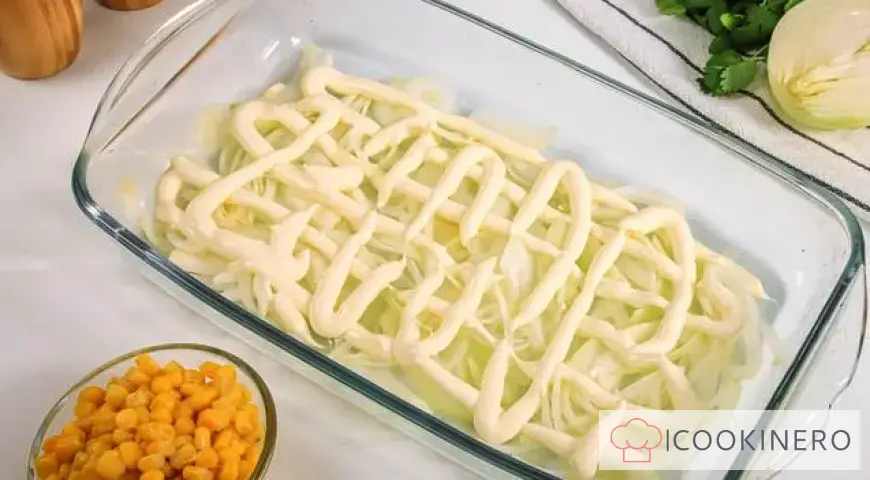 French meat with corn