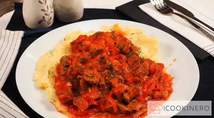 Chou mijoté à la dinde