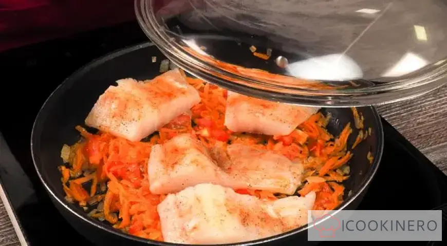 Cod with carrots