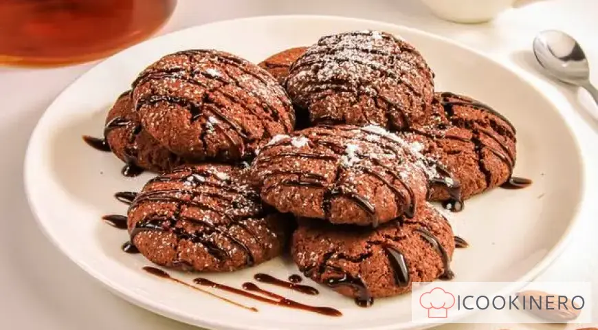 Homemade cocoa cookies