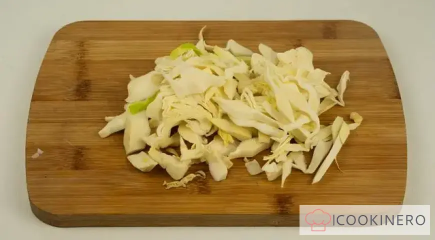 Cabbage soup with sprat in tomato sauce
