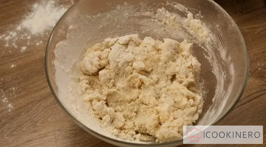 Chebureki in a frying pan