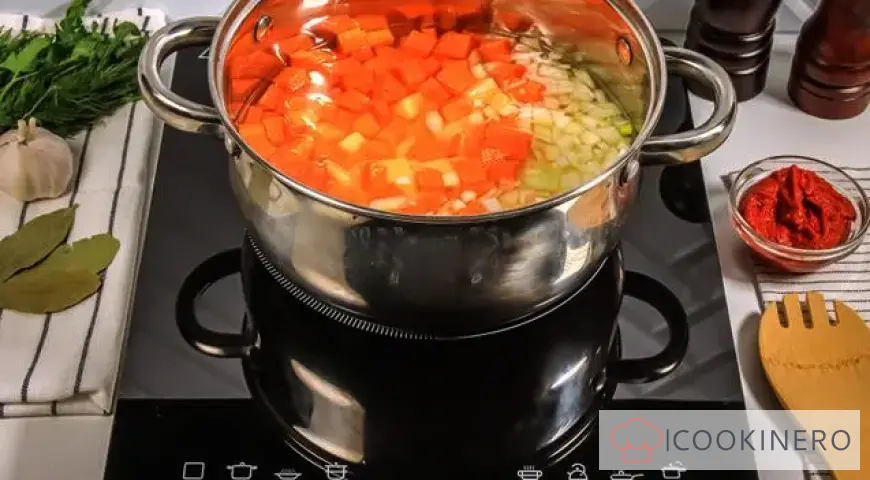Patate stufate con verdure