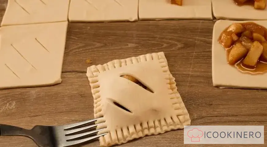 Puff pastry with apples