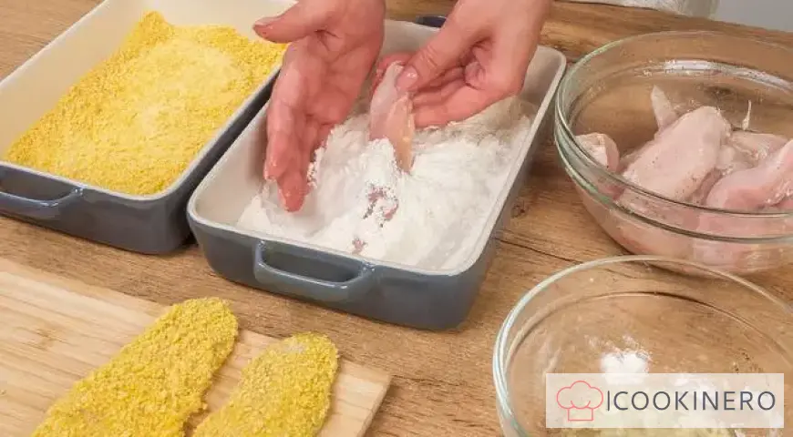 Tiras de pollo como las de KFC