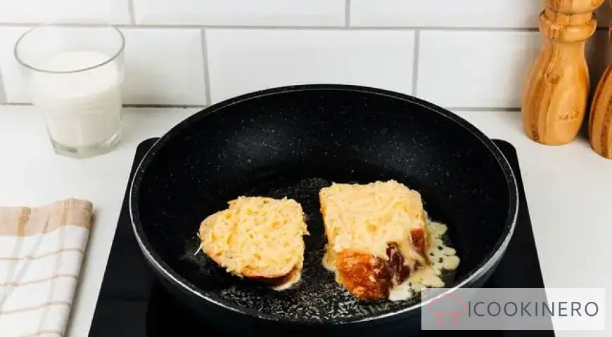 Croutons with cheese