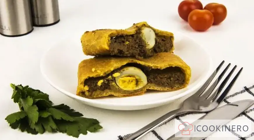 Torta di pasta sfoglia e paté