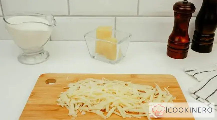 Potato casserole with sausages