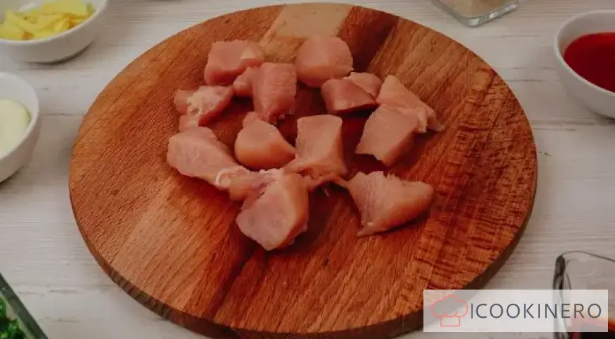 Poke con pollo teriyaki