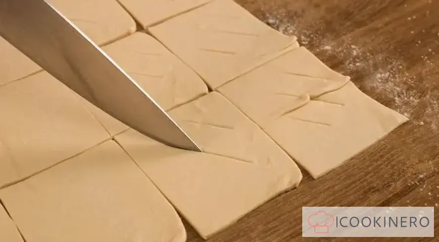 Puff pastry with apples