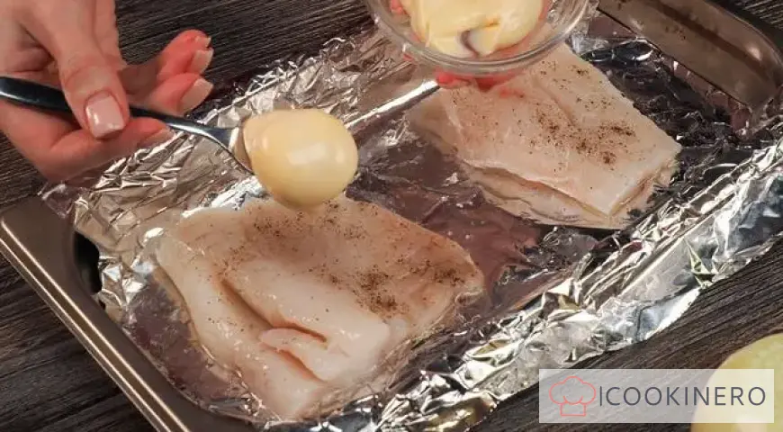 Cod with tomatoes