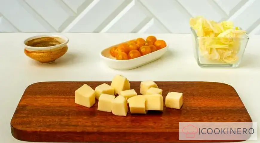 Canapes with mozzarella