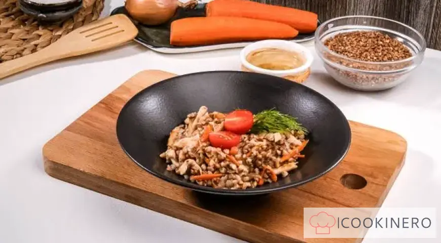 Merchant-style buckwheat with chicken fillet