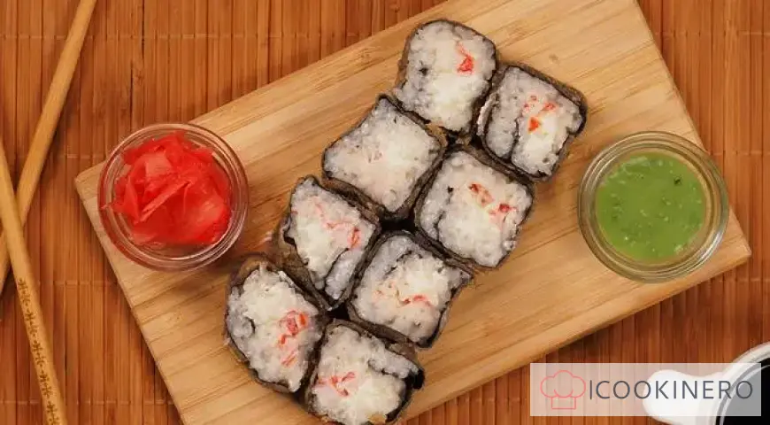 Hausgemachte Tempura-Rolle