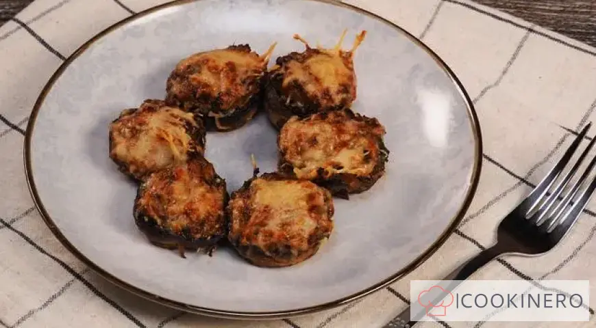 Funghi ripieni di verdure