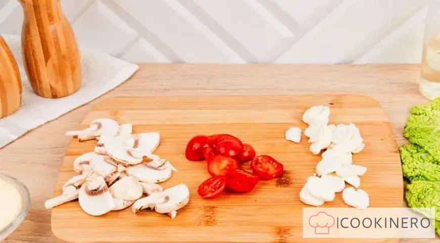 Sandwichs aux champignons frais