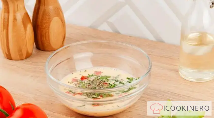 Omelette with fish balls