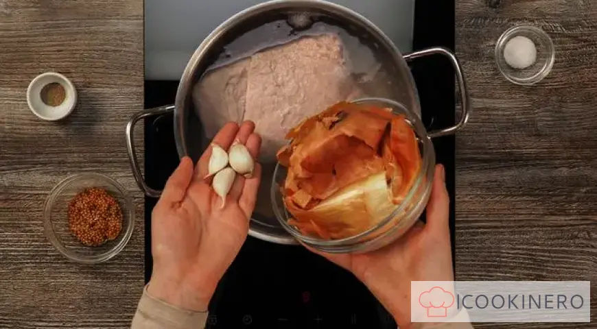 Boiled pork ham