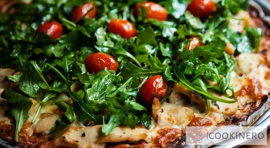 Healthy pizza without flour