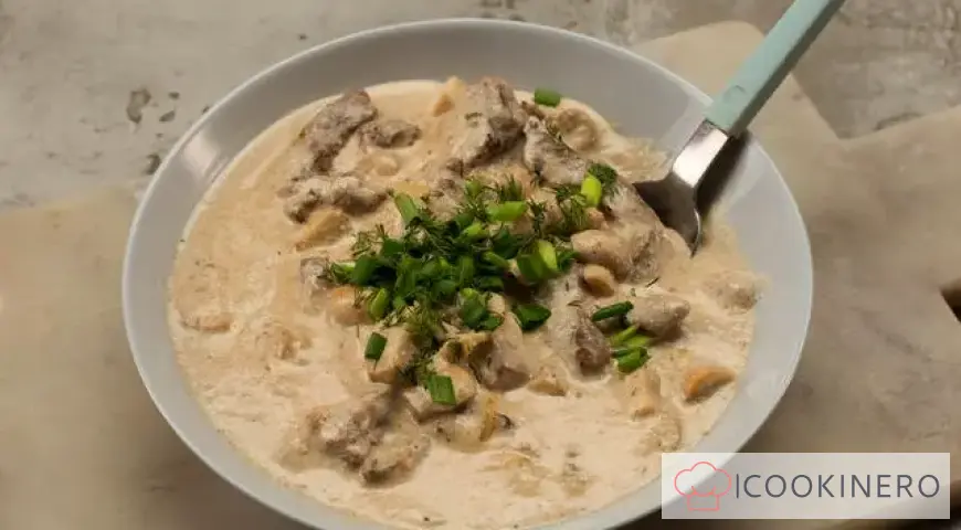 Beef Stroganoff with Mushrooms