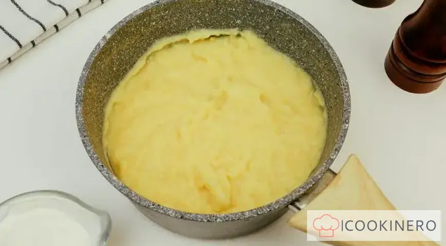 Potato casserole with sausages