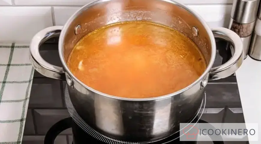 Soup with pearl barley