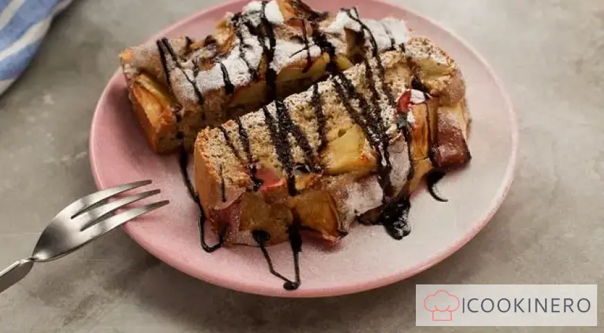 Pastel de manzana y canela