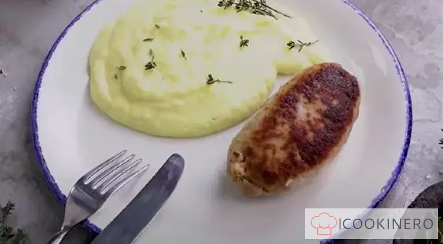 Purea cremosa all'aglio