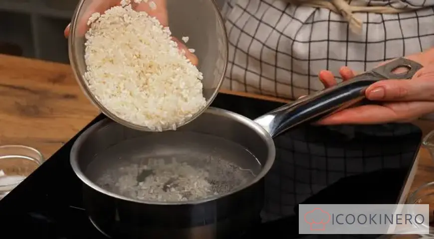 Rice porridge with milk