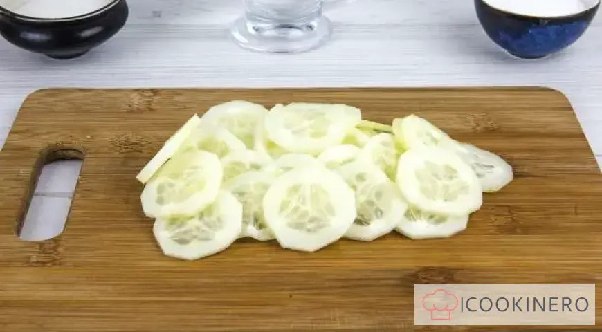 Salad with cucumbers and peppers for the winter