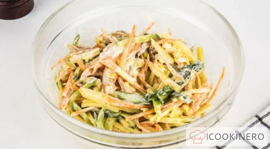 Salade au poulet fumé