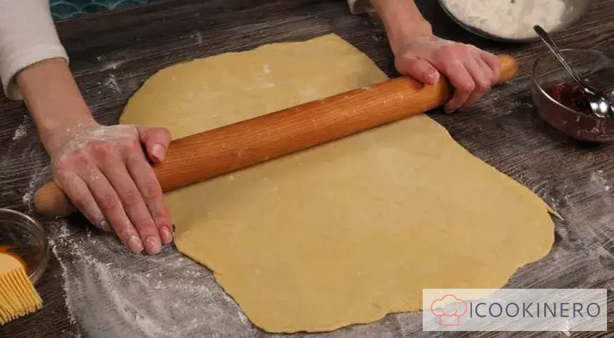 Croissants con mermelada