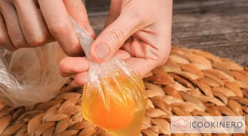 Œuf poché en sachet