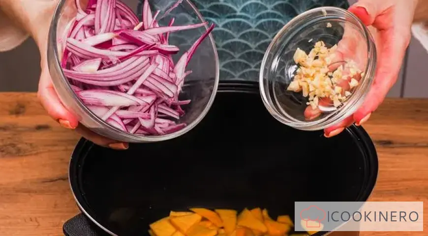 Steamed turnips in a slow cooker
