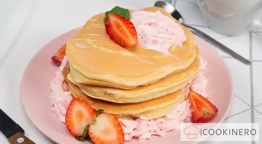Panqueques esponjosos con leche