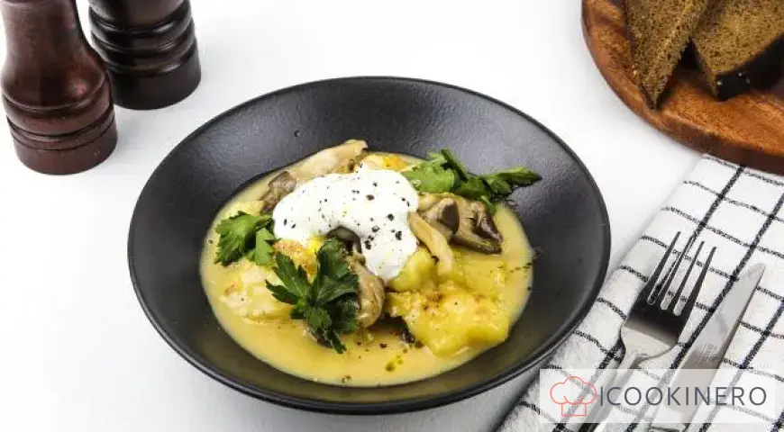 Patate al forno con funghi ostrica