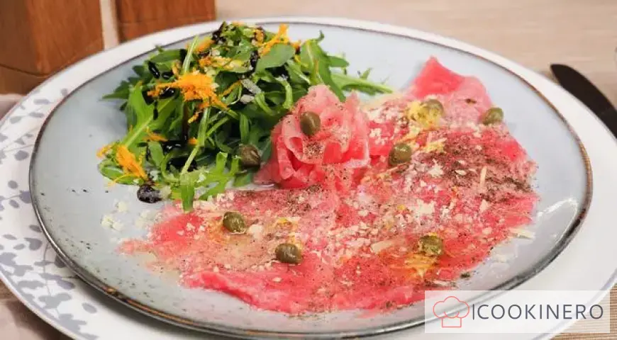 Carpaccio de atún