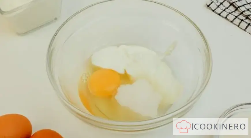 Pancakes with sour cream