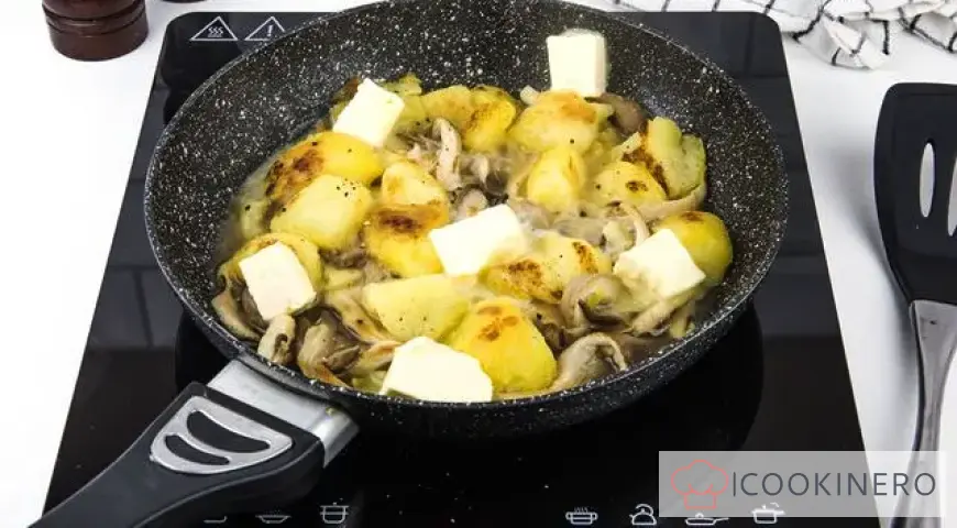 Patate al forno con funghi ostrica